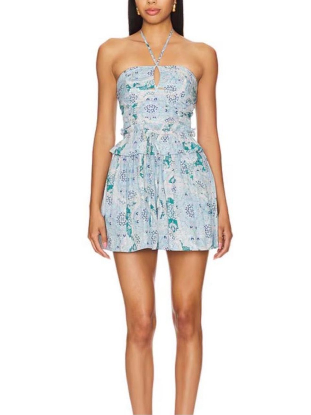 Heartloom blue floral mini dress